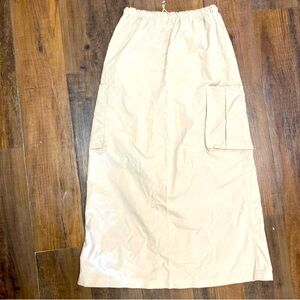 S Shein Drawstring Cargo Skirt with Pockets